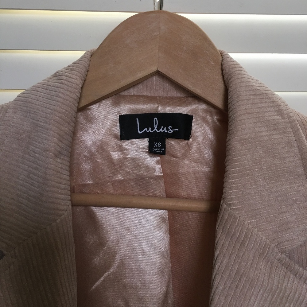 Lulus - Chic Beige Corduroy Trench Coat ! - Picture 7 of 8